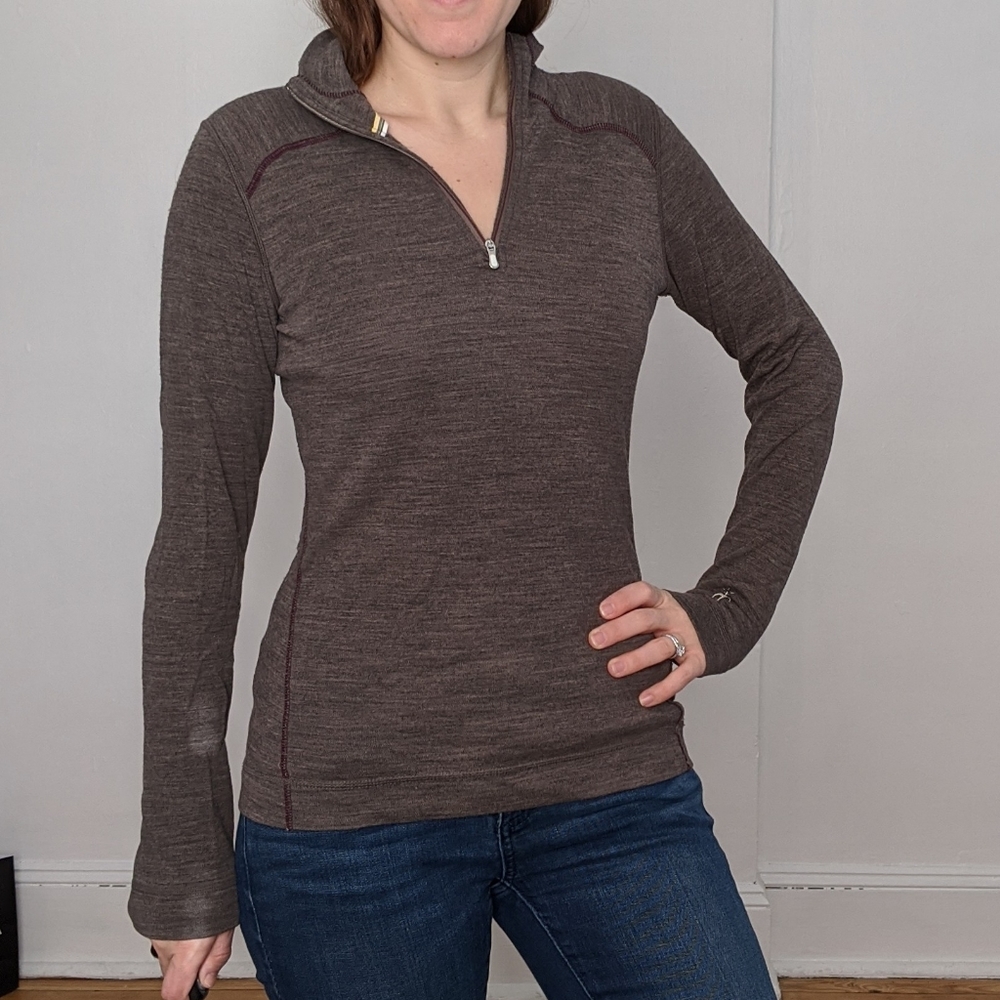 Smartwool top brown